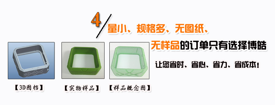 量小、規(guī)格多、無(wú)圖紙、無(wú)樣品的訂單只有選擇博皓。