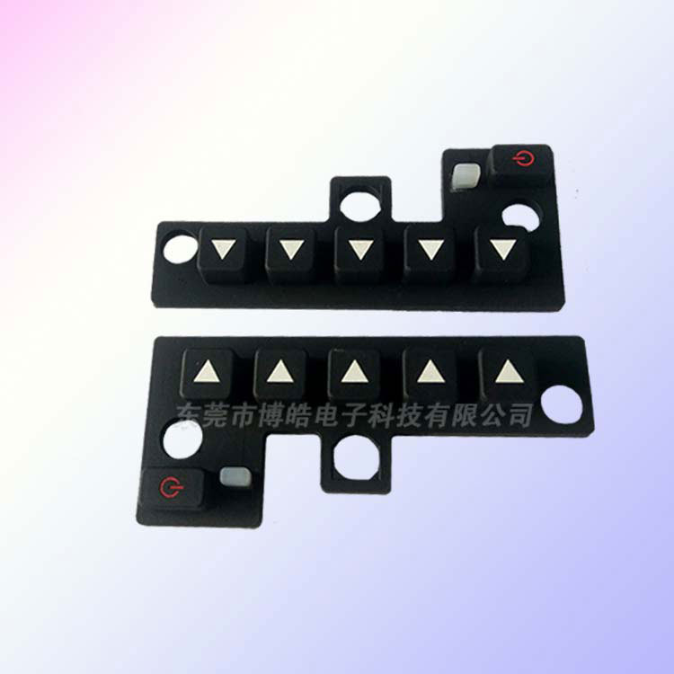 供應軍工硅膠按鍵|鐳雕透光防水硅膠按鍵加工廠