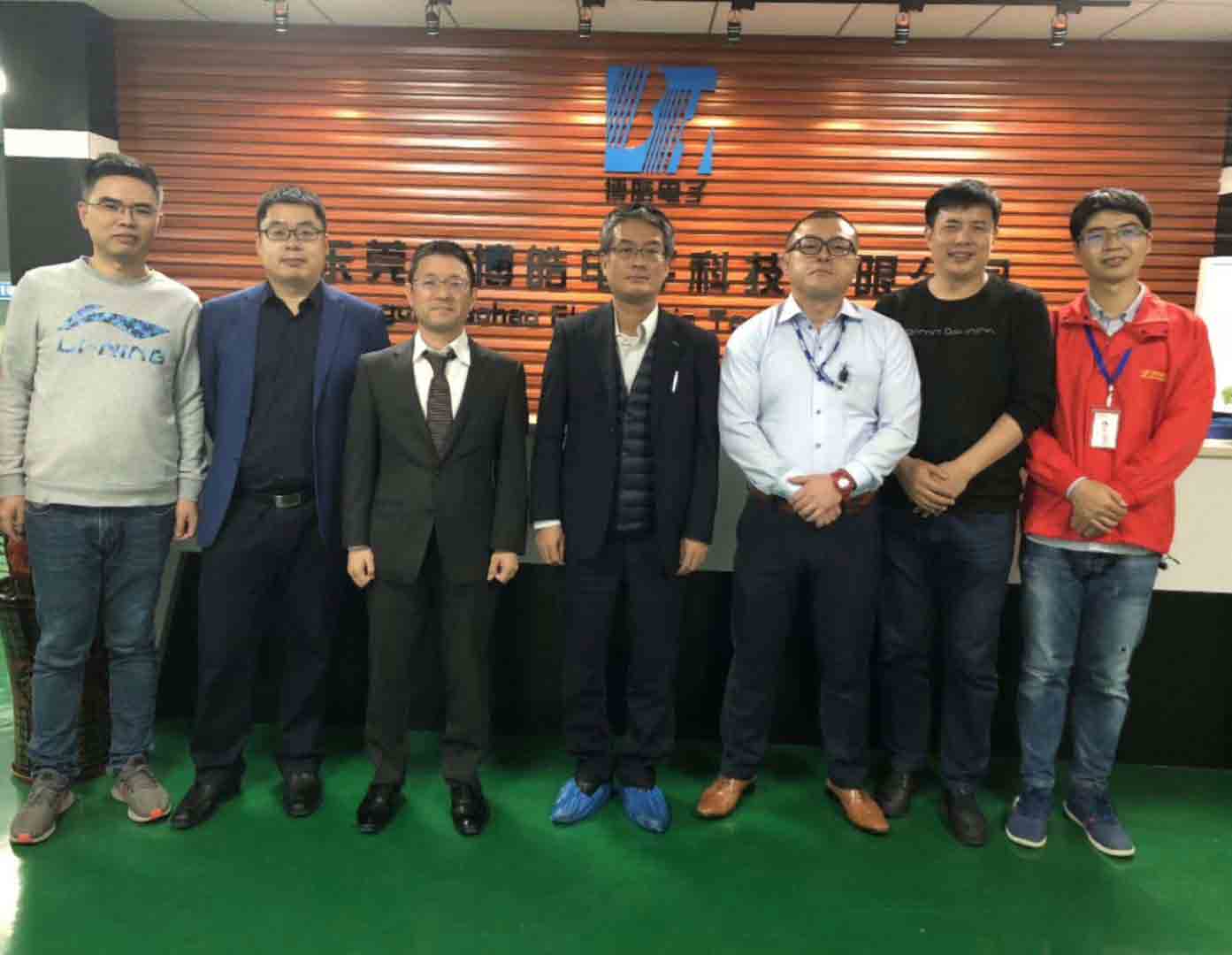 日本客戶(hù)參觀