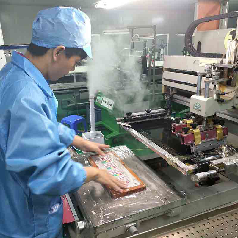 硅膠按鍵絲印加工