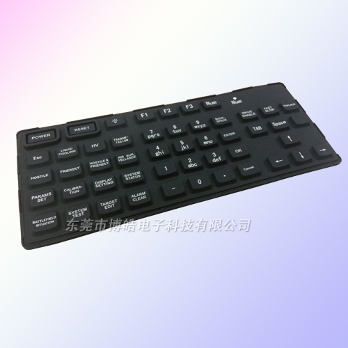 工業防鹽霧硅膠鍵盤按鍵
