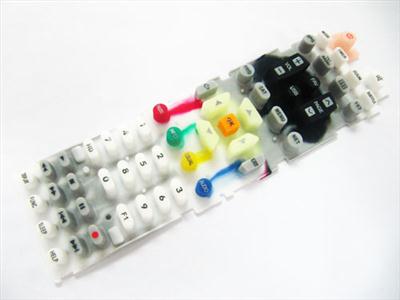 供應熒光硅膠遙控器按鍵生產 10種顏色款式