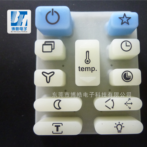 儀器設備面板電表硅膠按鍵字符和圖案都可以絲印