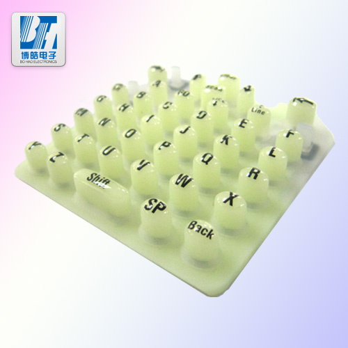 博皓儀器設備滴膠按鍵|熒光滴膠按鍵開模定制