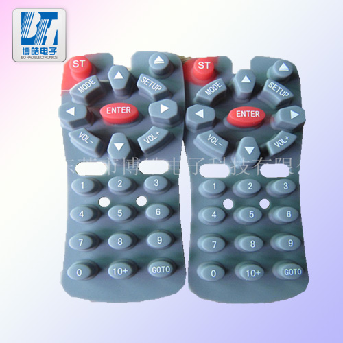 提供帶的導電功能儀器遙控器硅膠按鍵