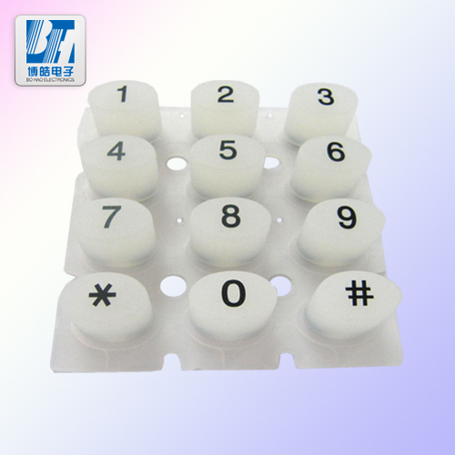 東莞銀聯簡易pos機硅膠制品 生產硅膠按鍵 定制硅膠密碼器按鍵