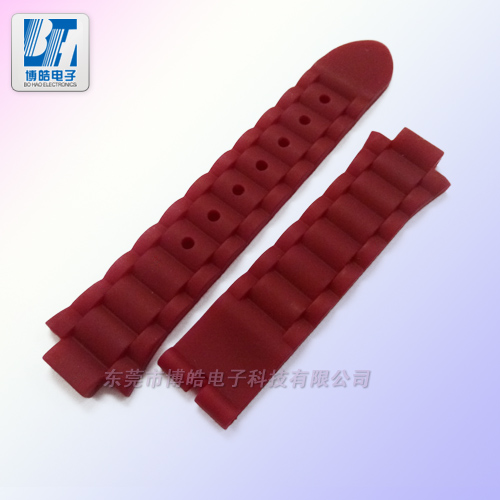 博皓柔軟舒適硅膠手表帶